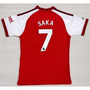 Arsenal FC SAKA # 7 Home Jersey 26/27 Red-White Player Version Size XL